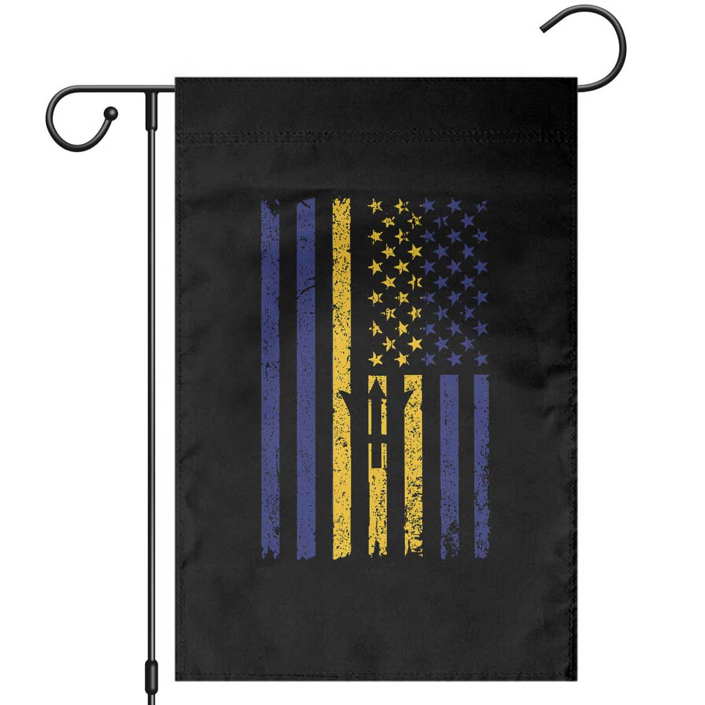 Barbados American Flag Garden Flag Distressed Barbadian Pride Patriotic Heritage Gift