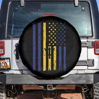 Barbados American Flag Spare Tire Cover Distressed Barbadian Pride Patriotic Heritage Gift