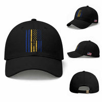 Barbados American Flag Baseball Cap Distressed Barbadian Pride Patriotic Heritage Gift