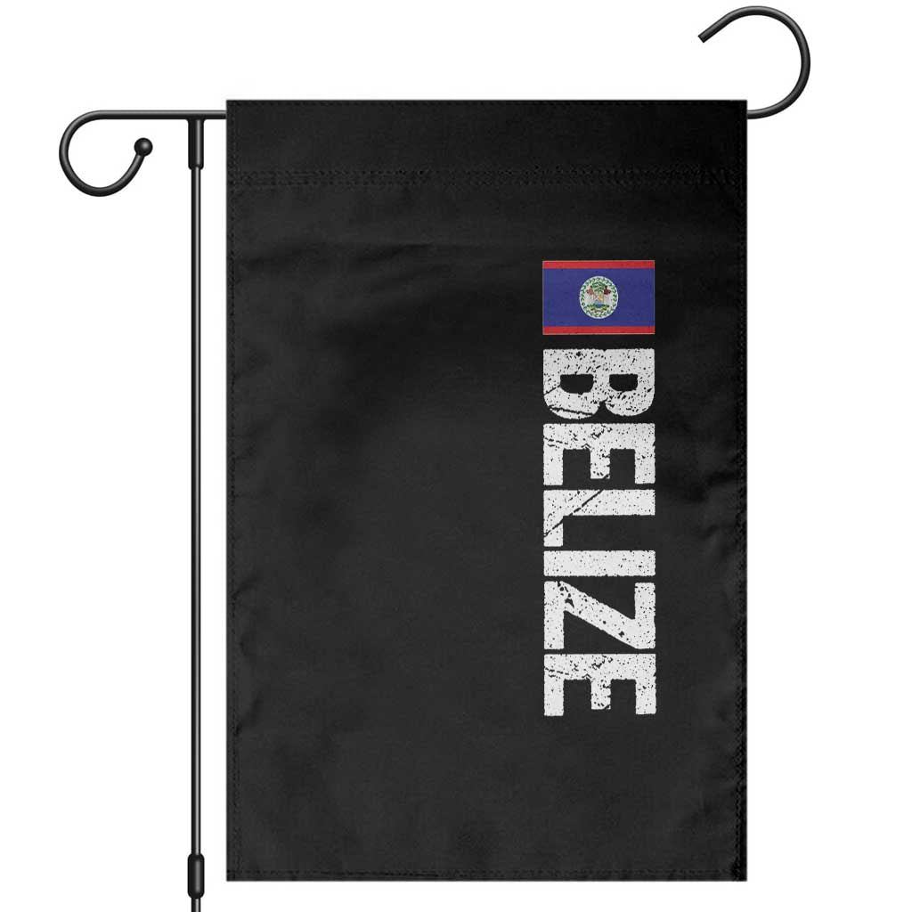 Belize Flag Garden Flag Distressed Central American Pride Heritage Gift