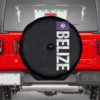 Belize Flag Spare Tire Cover Distressed Central American Pride Heritage Gift