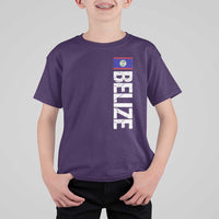 Belize Flag T Shirt For Kid Distressed Central American Pride Heritage Gift