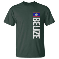 Belize Flag T Shirt Distressed Central American Pride Heritage Gift