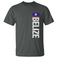 Belize Flag T Shirt Distressed Central American Pride Heritage Gift