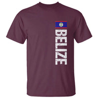 Belize Flag T Shirt Distressed Central American Pride Heritage Gift