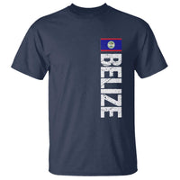 Belize Flag T Shirt Distressed Central American Pride Heritage Gift
