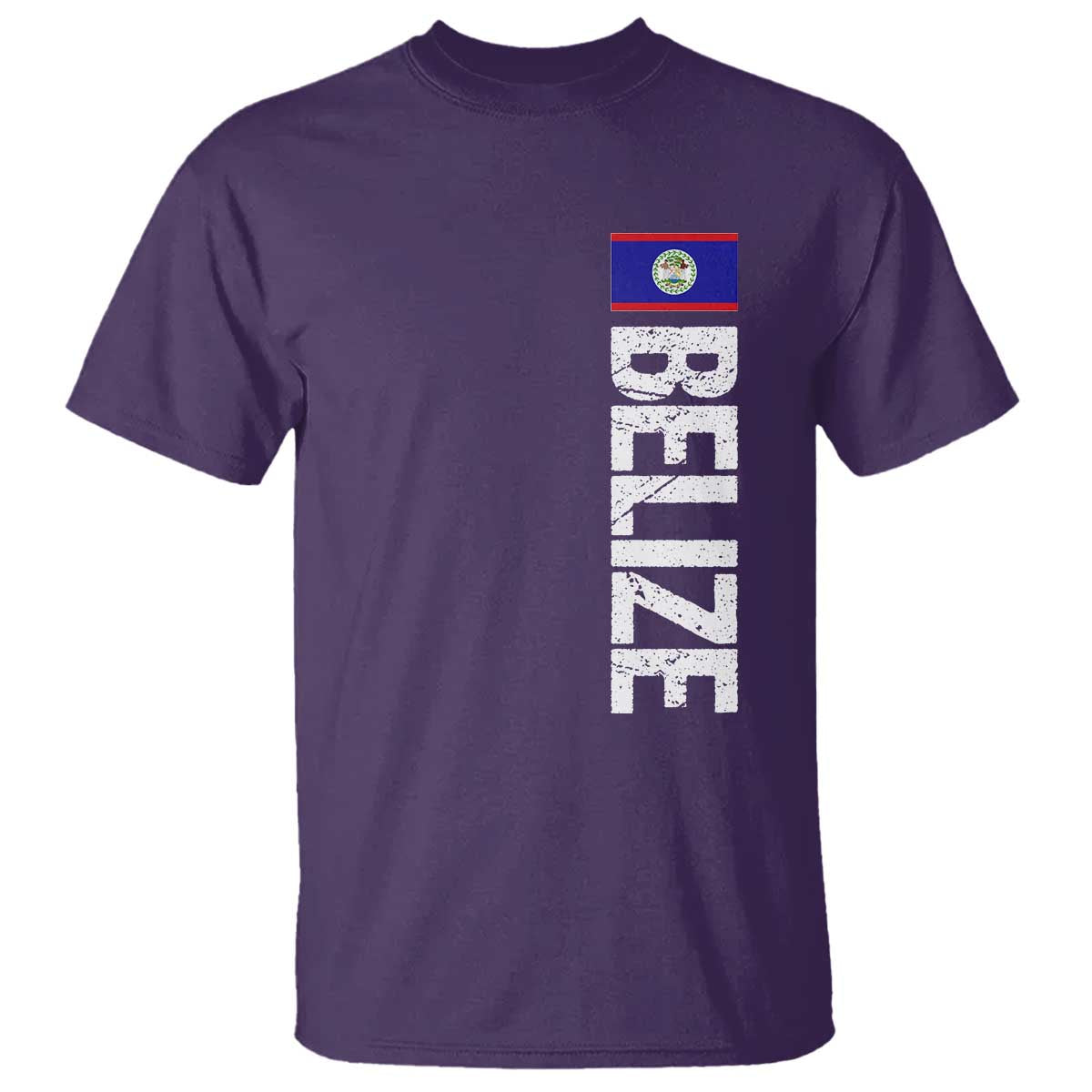 Belize Flag T Shirt Distressed Central American Pride Heritage Gift