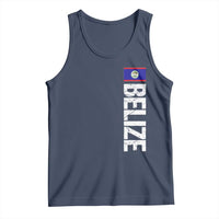 Belize Flag Tank Top Distressed Central American Pride Heritage Gift