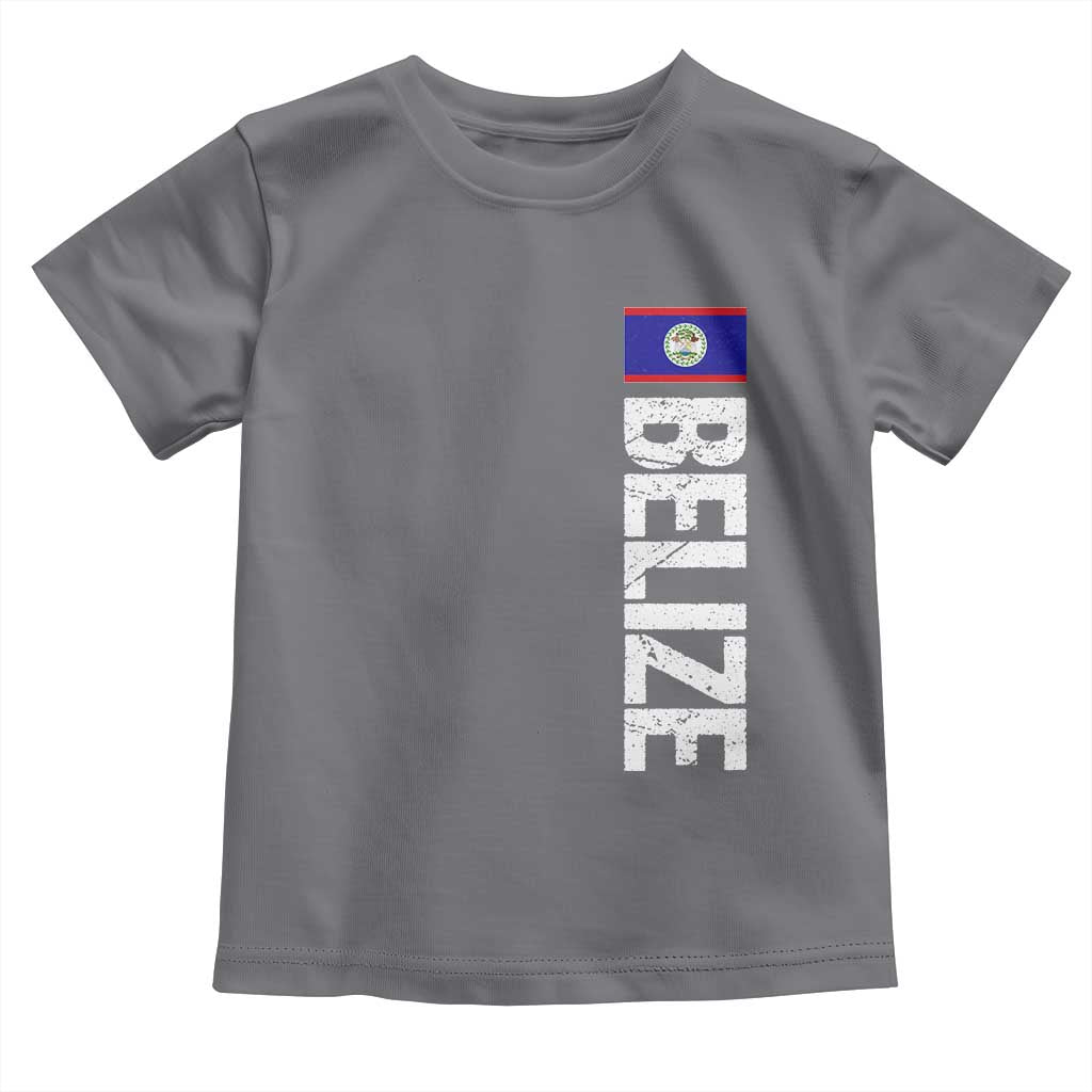 Belize Flag Toddler T Shirt Distressed Central American Pride Heritage Gift