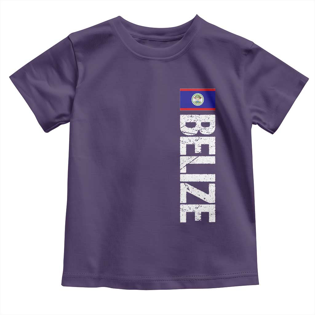 Belize Flag Toddler T Shirt Distressed Central American Pride Heritage Gift