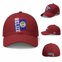 Vintage Belize Baseball Cap Distressed Flag Central American Pride Heritage Gift