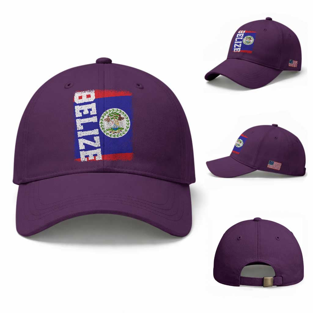 Vintage Belize Baseball Cap Distressed Flag Central American Pride Heritage Gift