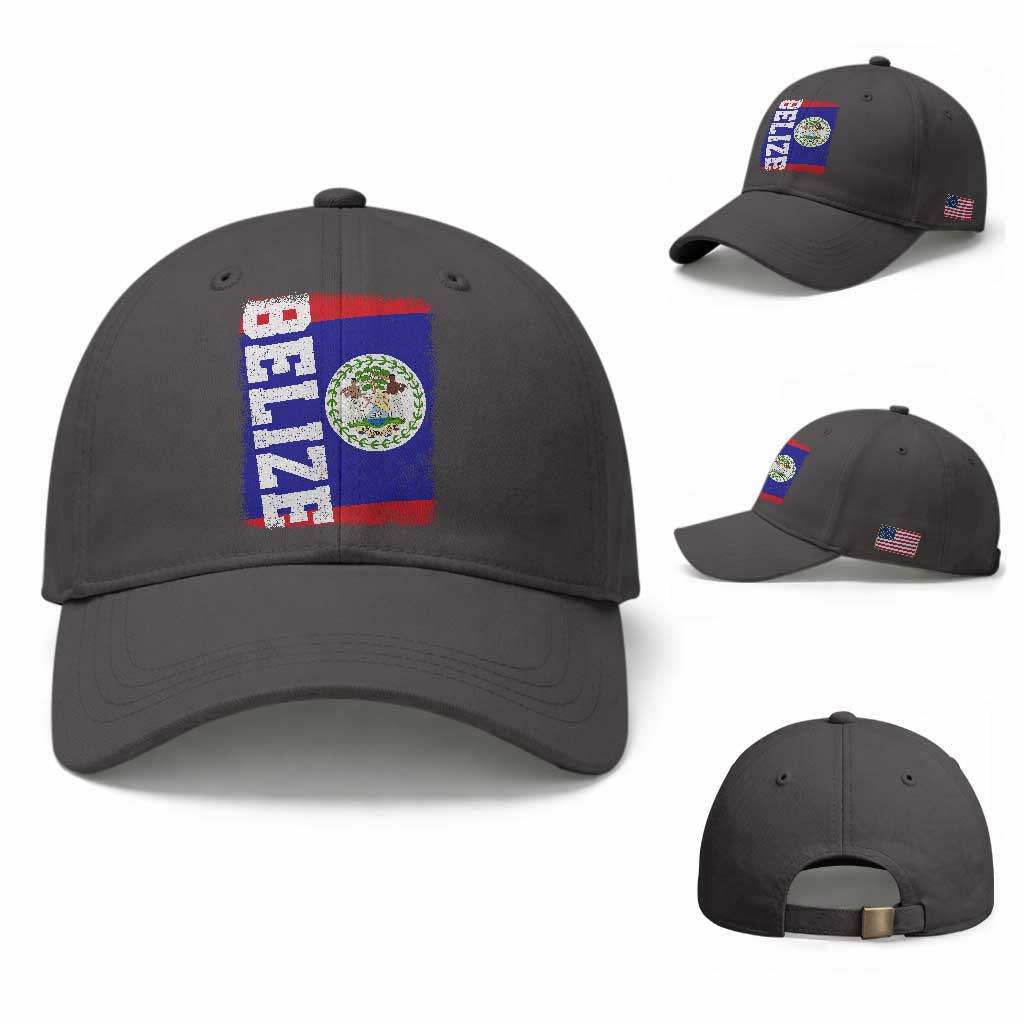 Vintage Belize Baseball Cap Distressed Flag Central American Pride Heritage Gift