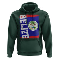 Vintage Belize Hoodie Distressed Flag Central American Pride Heritage Gift