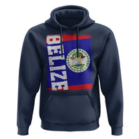 Vintage Belize Hoodie Distressed Flag Central American Pride Heritage Gift