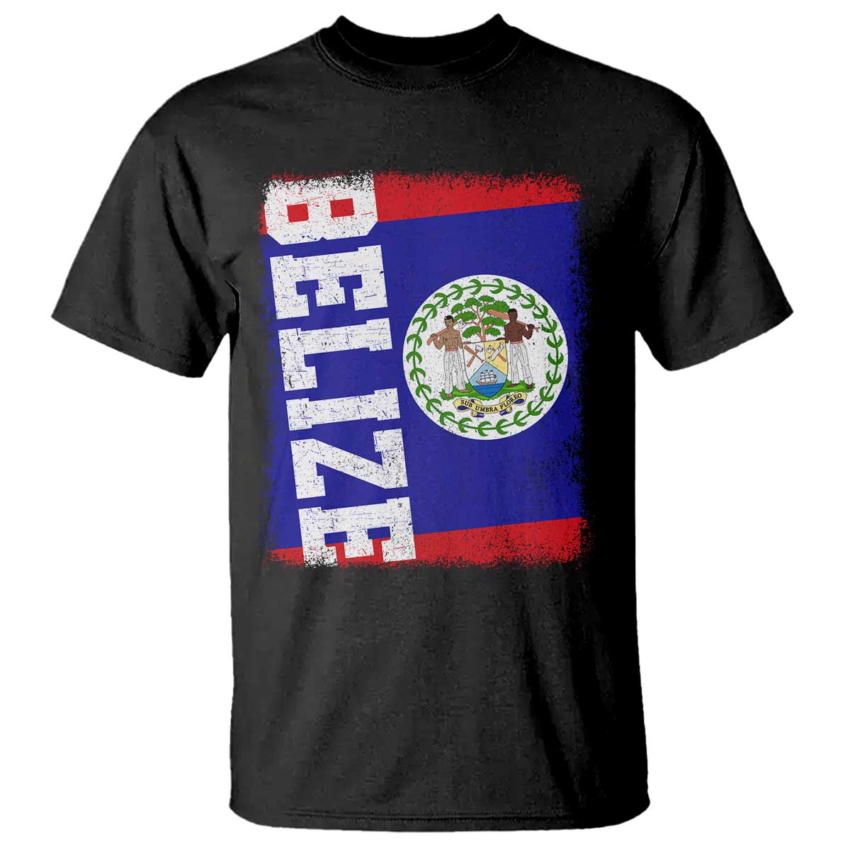 Vintage Belize T Shirt Distressed Flag Central American Pride Heritage Gift