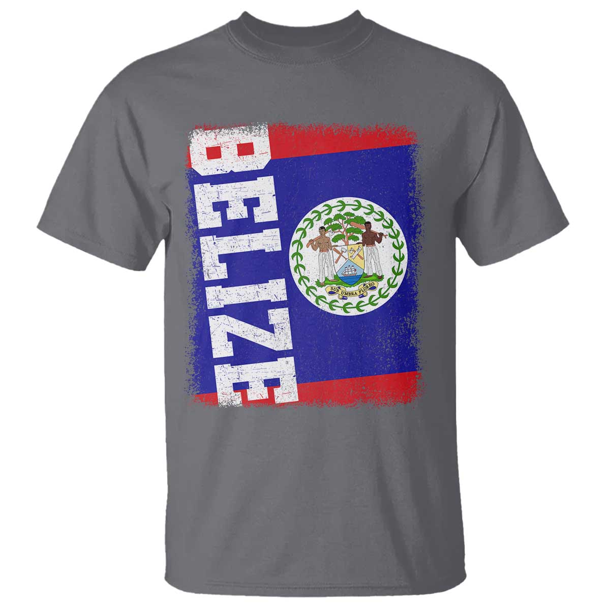 Vintage Belize T Shirt Distressed Flag Central American Pride Heritage Gift