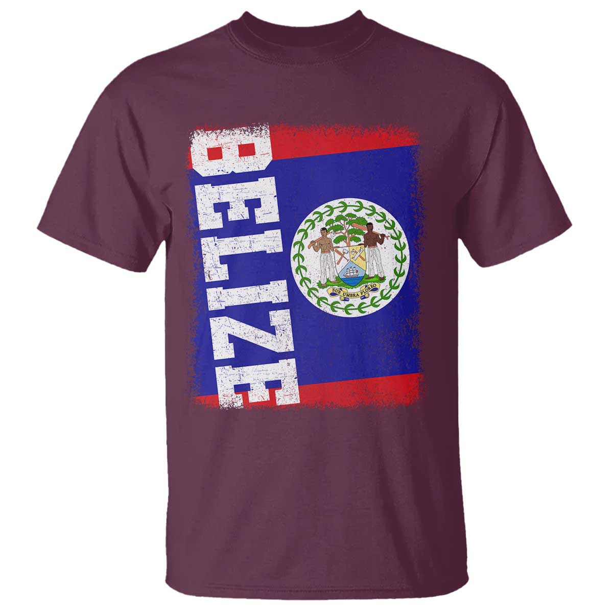 Vintage Belize T Shirt Distressed Flag Central American Pride Heritage Gift