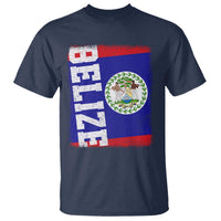 Vintage Belize T Shirt Distressed Flag Central American Pride Heritage Gift