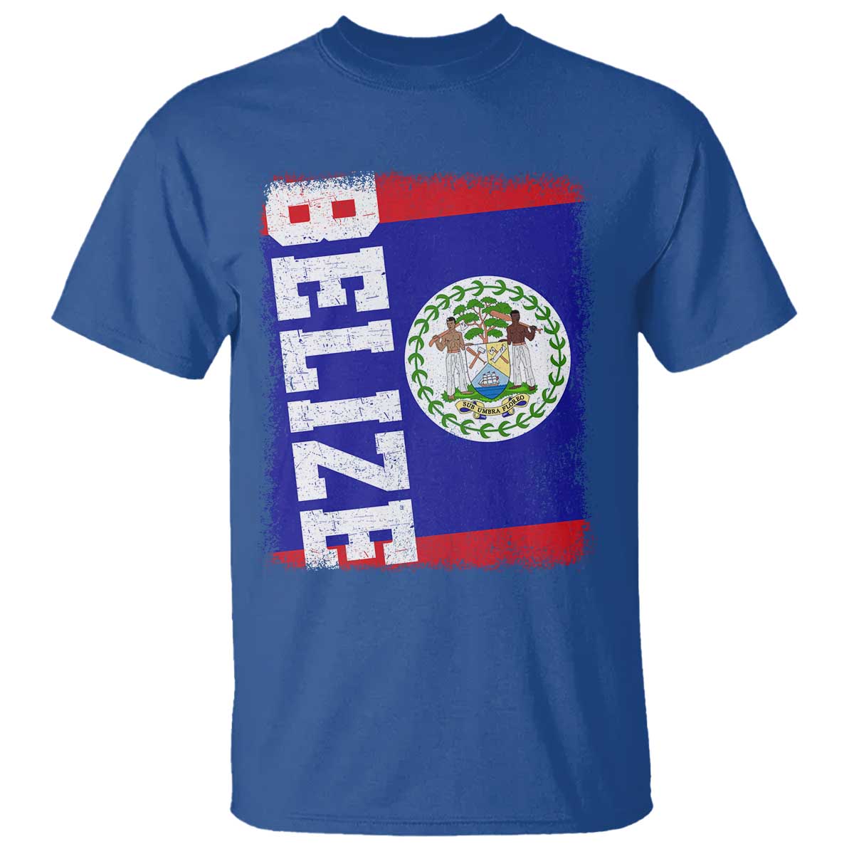 Vintage Belize T Shirt Distressed Flag Central American Pride Heritage Gift