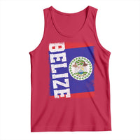 Vintage Belize Tank Top Distressed Flag Central American Pride Heritage Gift