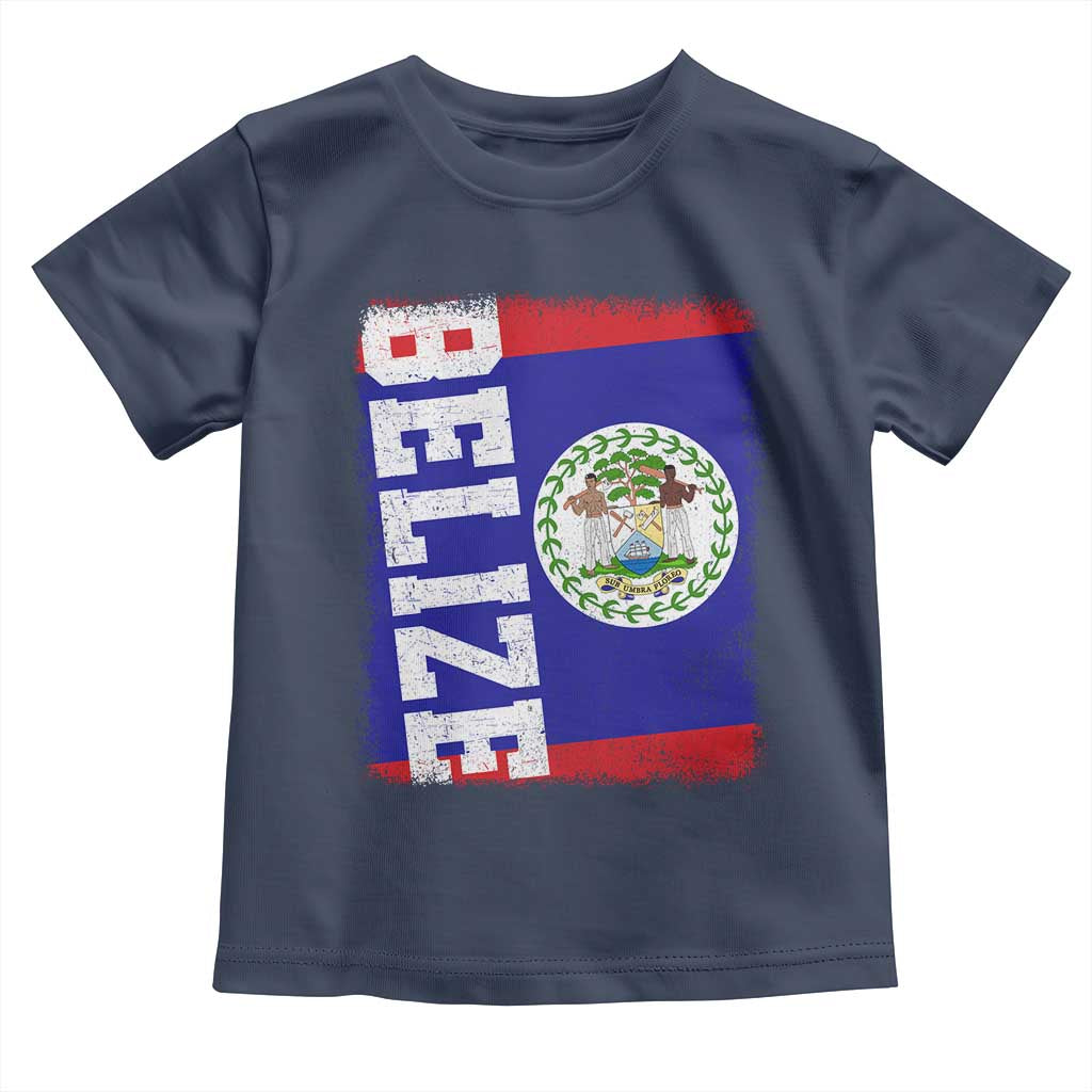 Vintage Belize Toddler T Shirt Distressed Flag Central American Pride Heritage Gift