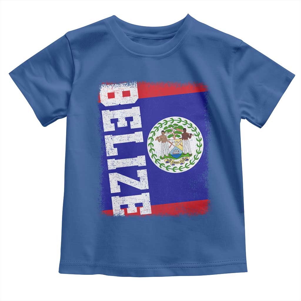 Vintage Belize Toddler T Shirt Distressed Flag Central American Pride Heritage Gift