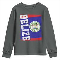 Vintage Belize Youth Sweatshirt Distressed Flag Central American Pride Heritage Gift