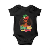 Saint Kitts and Nevis Princess Baby Onesie Melanin Afro Girl Heritage Gift for Black Girls