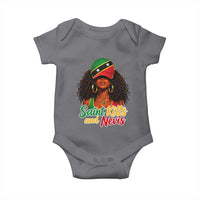 Saint Kitts and Nevis Princess Baby Onesie Melanin Afro Girl Heritage Gift for Black Girls