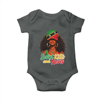 Saint Kitts and Nevis Princess Baby Onesie Melanin Afro Girl Heritage Gift for Black Girls