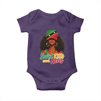 Saint Kitts and Nevis Princess Baby Onesie Melanin Afro Girl Heritage Gift for Black Girls