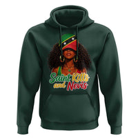 Saint Kitts and Nevis Princess Hoodie Melanin Afro Girl Heritage Gift for Black Girls