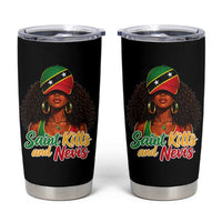 Saint Kitts and Nevis Princess Tumbler Cup Melanin Afro Girl Heritage Gift for Black Girls