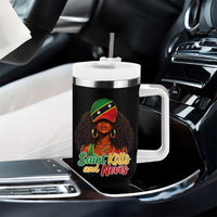 Saint Kitts and Nevis Princess Tumbler With Handle Melanin Afro Girl Heritage Gift for Black Girls