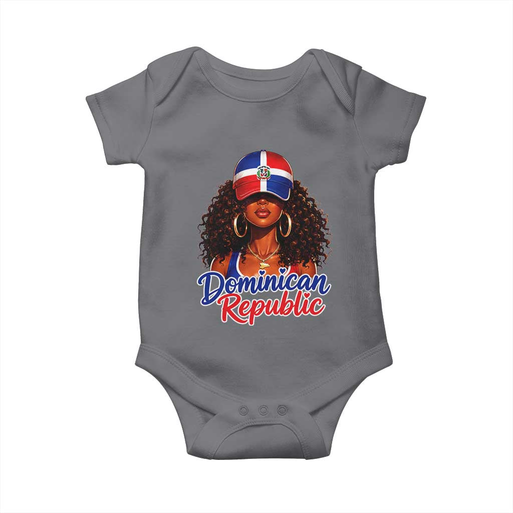 Dominican Republic Princess Baby Onesie Melanin Afro Girl Heritage Gift for Black Girls