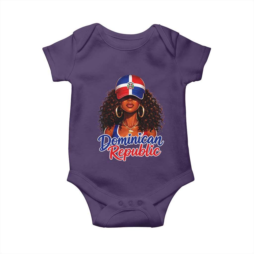 Dominican Republic Princess Baby Onesie Melanin Afro Girl Heritage Gift for Black Girls