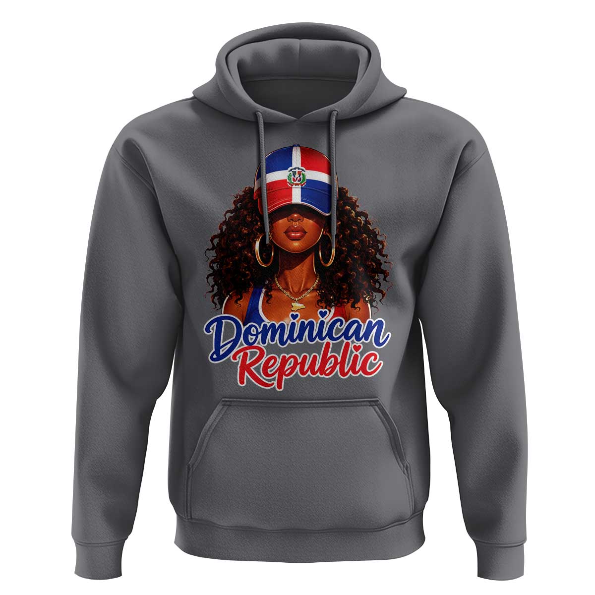 Dominican Republic Princess Hoodie Melanin Afro Girl Heritage Gift for Black Girls
