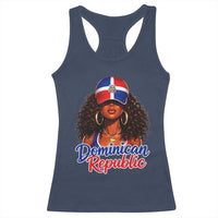 Dominican Republic Princess Racerback Tank Top Melanin Afro Girl Heritage Gift for Black Girls