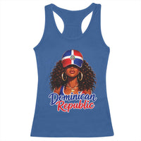 Dominican Republic Princess Racerback Tank Top Melanin Afro Girl Heritage Gift for Black Girls
