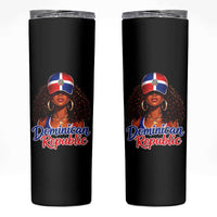 Dominican Republic Princess Skinny Tumbler Melanin Afro Girl Heritage Gift for Black Girls