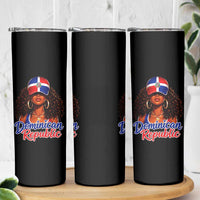 Dominican Republic Princess Skinny Tumbler Melanin Afro Girl Heritage Gift for Black Girls