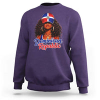 Dominican Republic Princess Sweatshirt Melanin Afro Girl Heritage Gift for Black Girls
