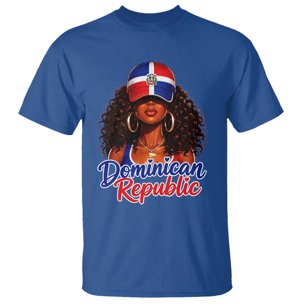 Dominican Republic Princess T Shirt Melanin Afro Girl Heritage Gift for Black Girls
