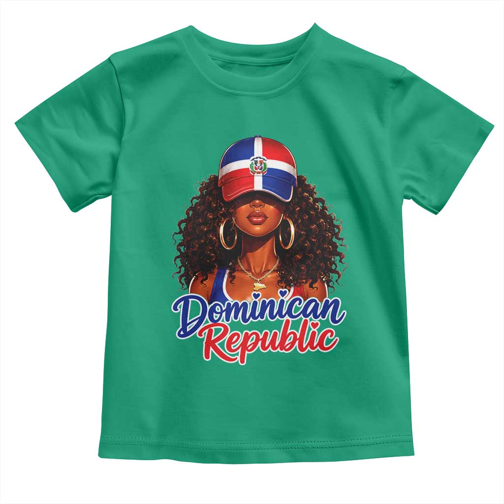 Dominican Republic Princess Toddler T Shirt Melanin Afro Girl Heritage Gift for Black Girls