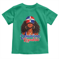 Dominican Republic Princess Toddler T Shirt Melanin Afro Girl Heritage Gift for Black Girls