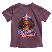 Dominican Republic Princess Toddler T Shirt Melanin Afro Girl Heritage Gift for Black Girls