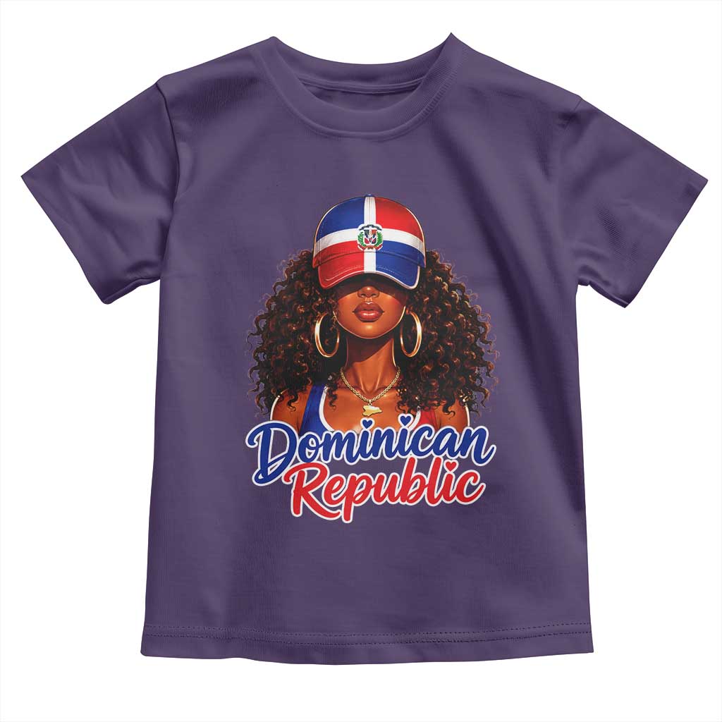 Dominican Republic Princess Toddler T Shirt Melanin Afro Girl Heritage Gift for Black Girls