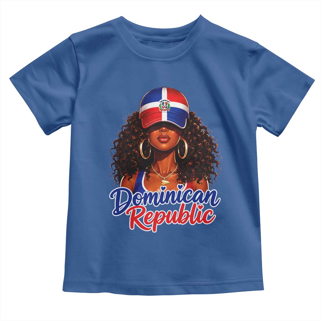 Dominican Republic Princess Toddler T Shirt Melanin Afro Girl Heritage Gift for Black Girls