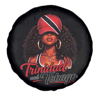 Trinidad and Tobago Afro Girl Spare Tire Cover Trini Black Queen Caribbean Pride Heritage Gift